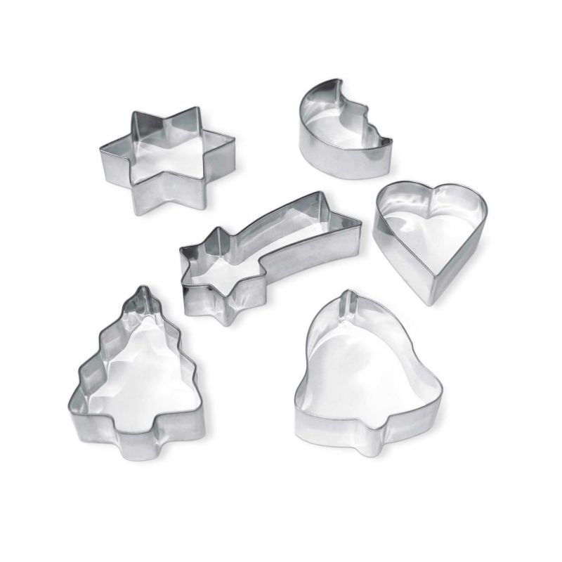 FORMINE PER MODELLARE IN METALLO NATALE 1 PZ. 6