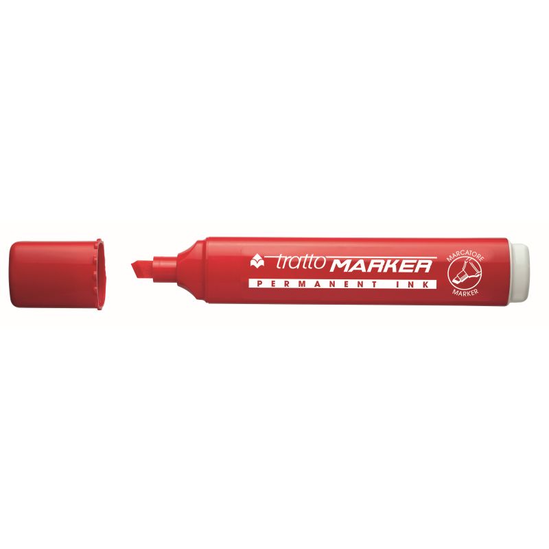 PENNARELLO INDELEBILE TRATTO MARKER P.SCALPELLO ROSSO