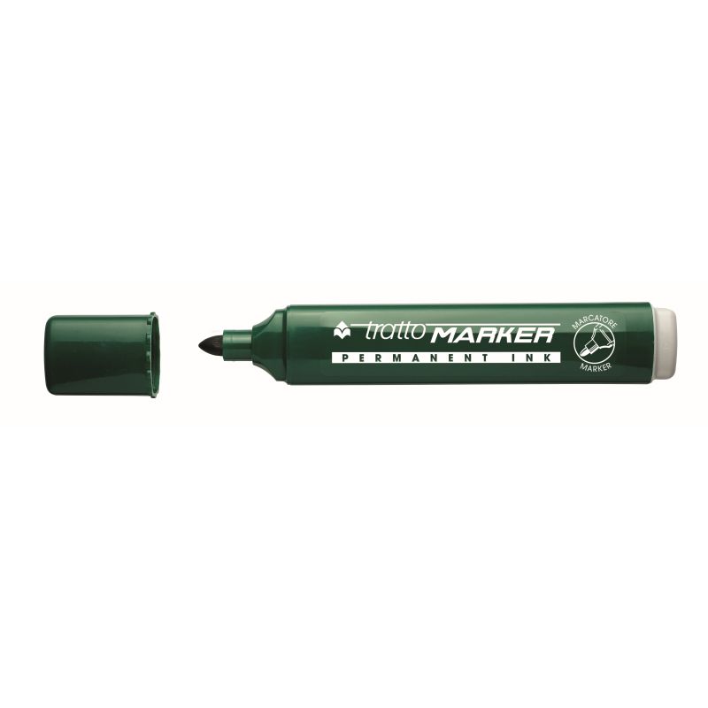 PENNARELLO INDELEBILE TRATTO MARKER P.TONDA VERDE
