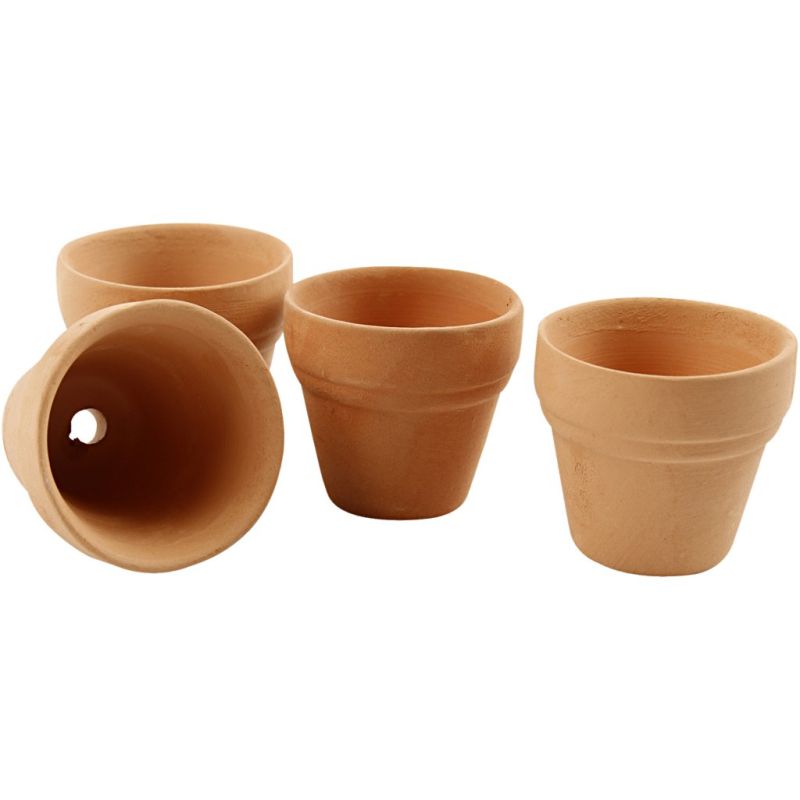 VASETTI TERRACOTTA CM. 4 PZ. 48